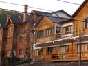 San Martin is full of wood and stone, chalet-style buildings typical of the entire Lake District.